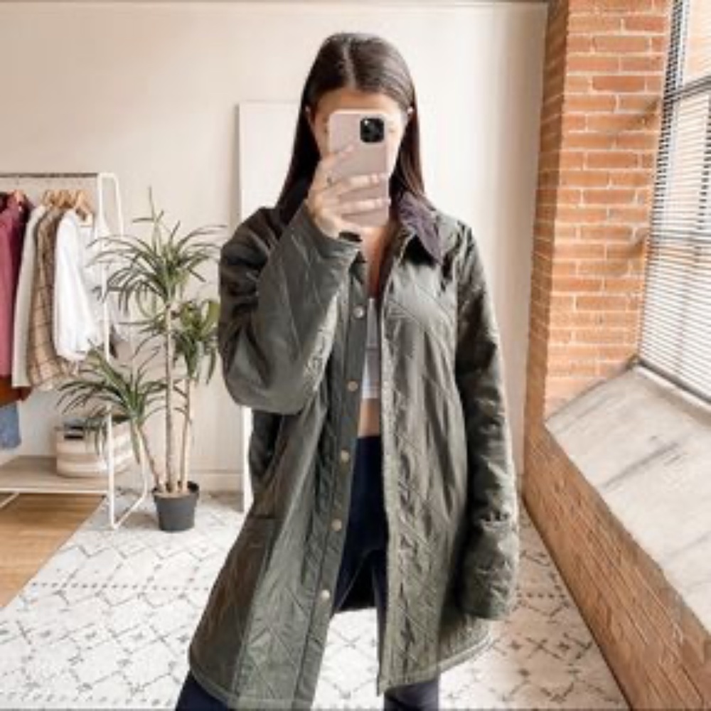 Barbour Quilted Jacket Green XL